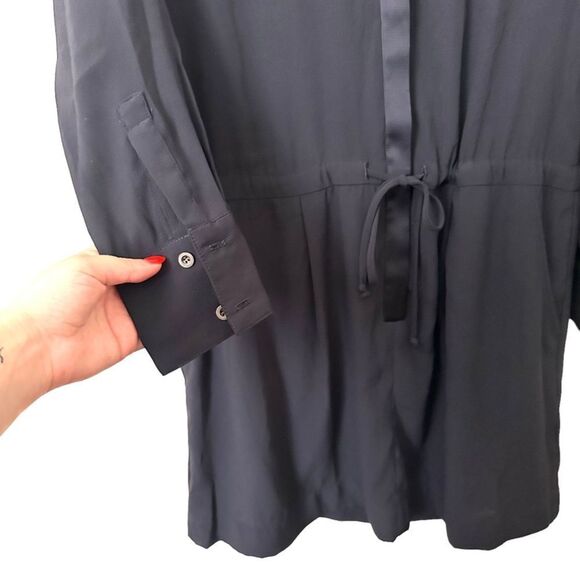 WAVERLY GREY Shirt Dress in‎ Navy Blue Sz XS - Picture 4 of 4